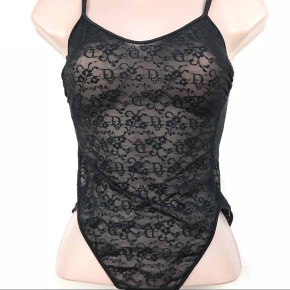 dior mesh bodysuit